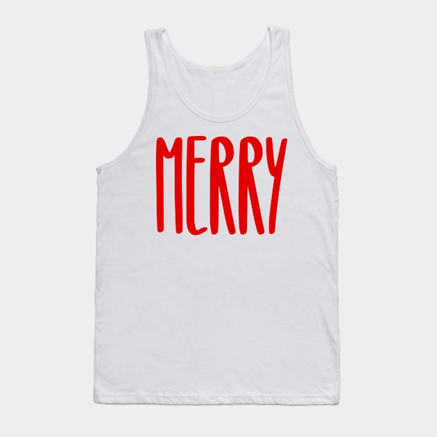 Merry Tank Top by colorsplash